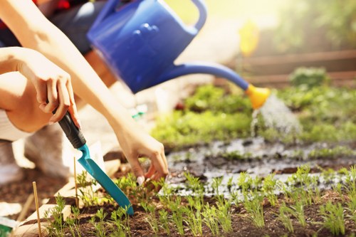 Landscaping in Northolt with a neatly designed residential garden