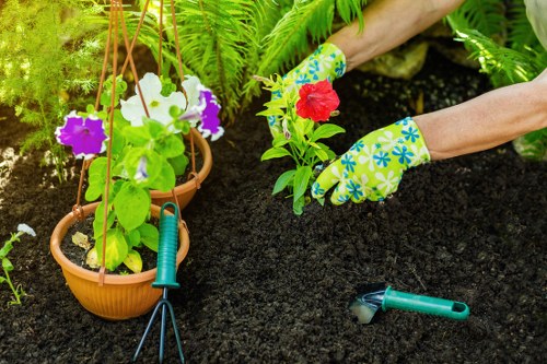 Reusable gardening items set aside for charity partnership donation